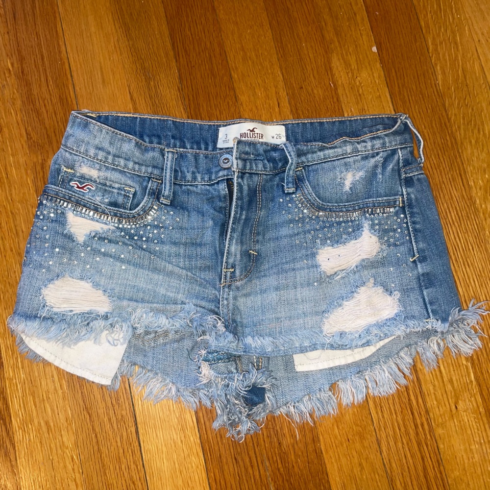 Bedazzled shorts from Hollister size 3